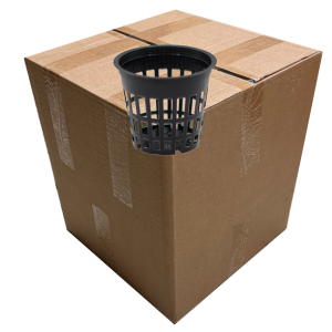 сетчатый горшочек для рассады чёрный (коробка)